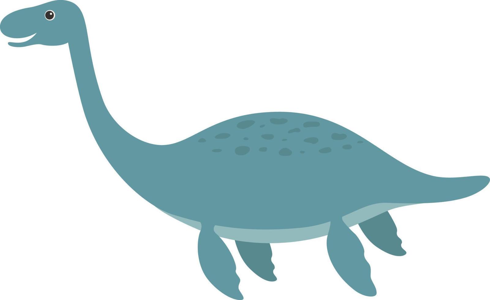 Plesiosaurus dinosaur illustration vector