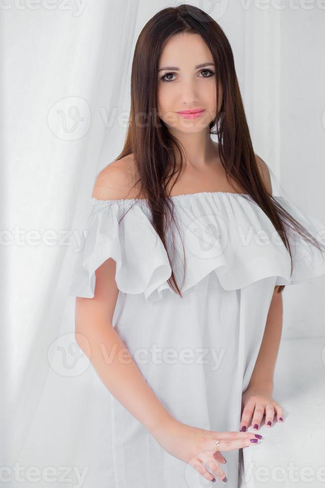 Portrait of a pretty woman photo