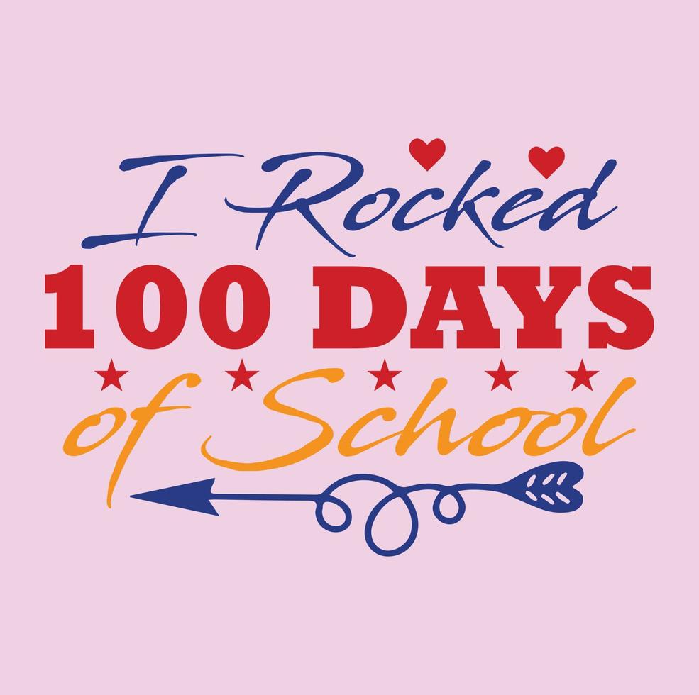 100 day of school svg t-shirt design,Retro 100 day of school svg t-shirt design, 100 day of school  t-shirt design vector