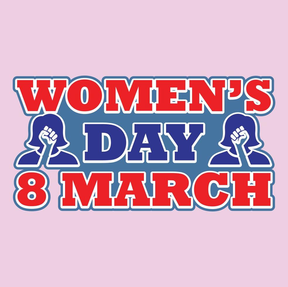 Free vector happy women's day t-shirt design,Free vector hand made lettering international women day