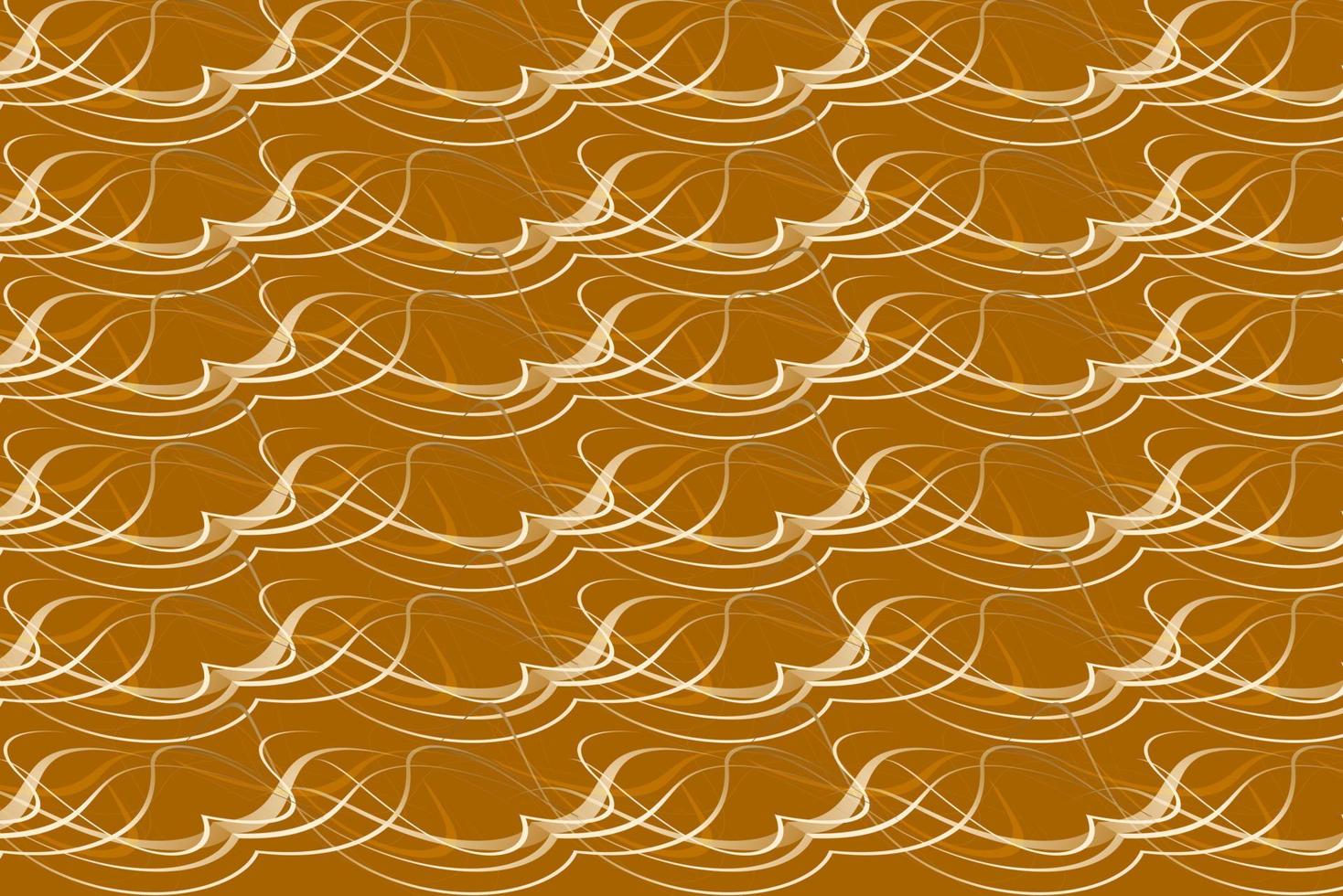 Pattern in Orange and Brown. Aesthetic abstract pattern background vector