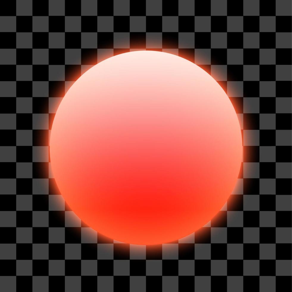 Red planet. Abstract solar system with planets and stars in orbit. Meteorite and comet. Space futuristic creative design. Vector illustration