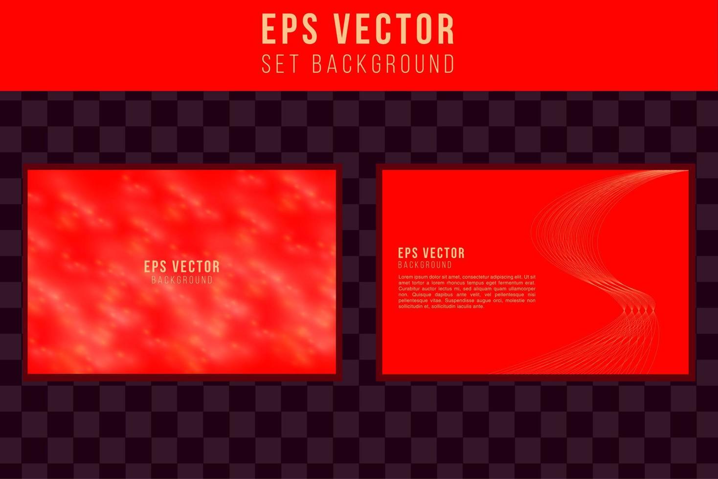 Red color background abstract art vector