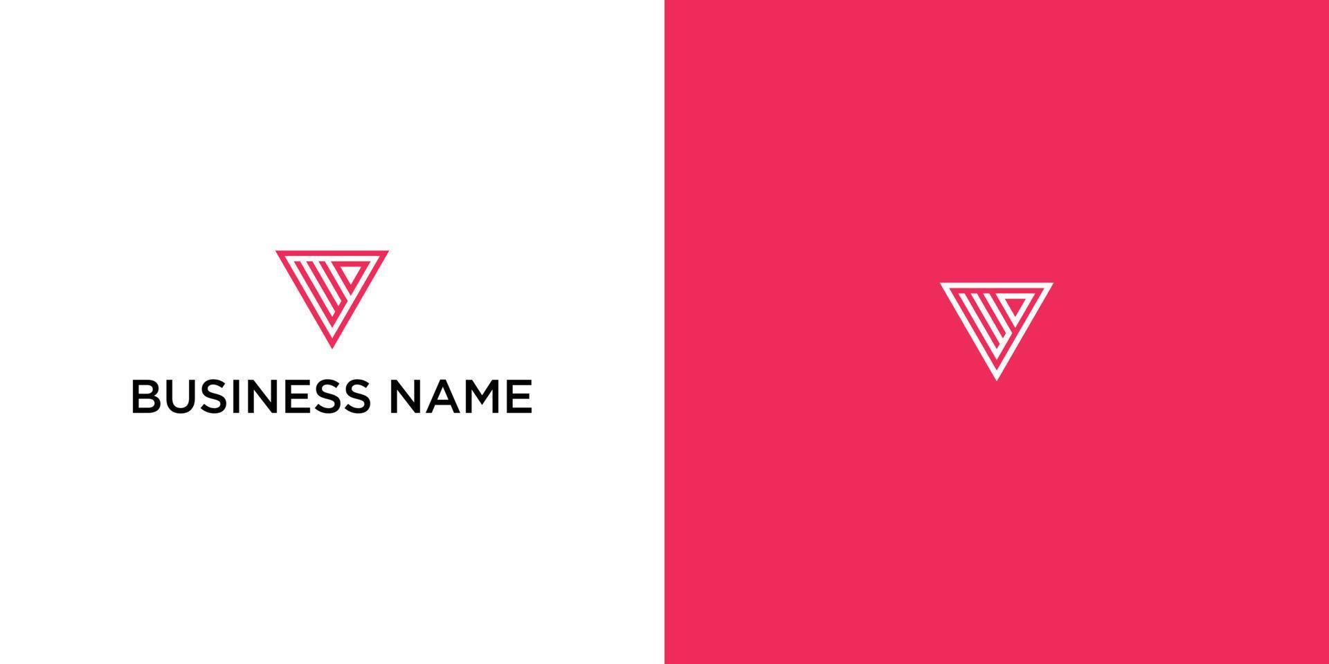 Alphabet letters Initials Monogram logo W and O vector