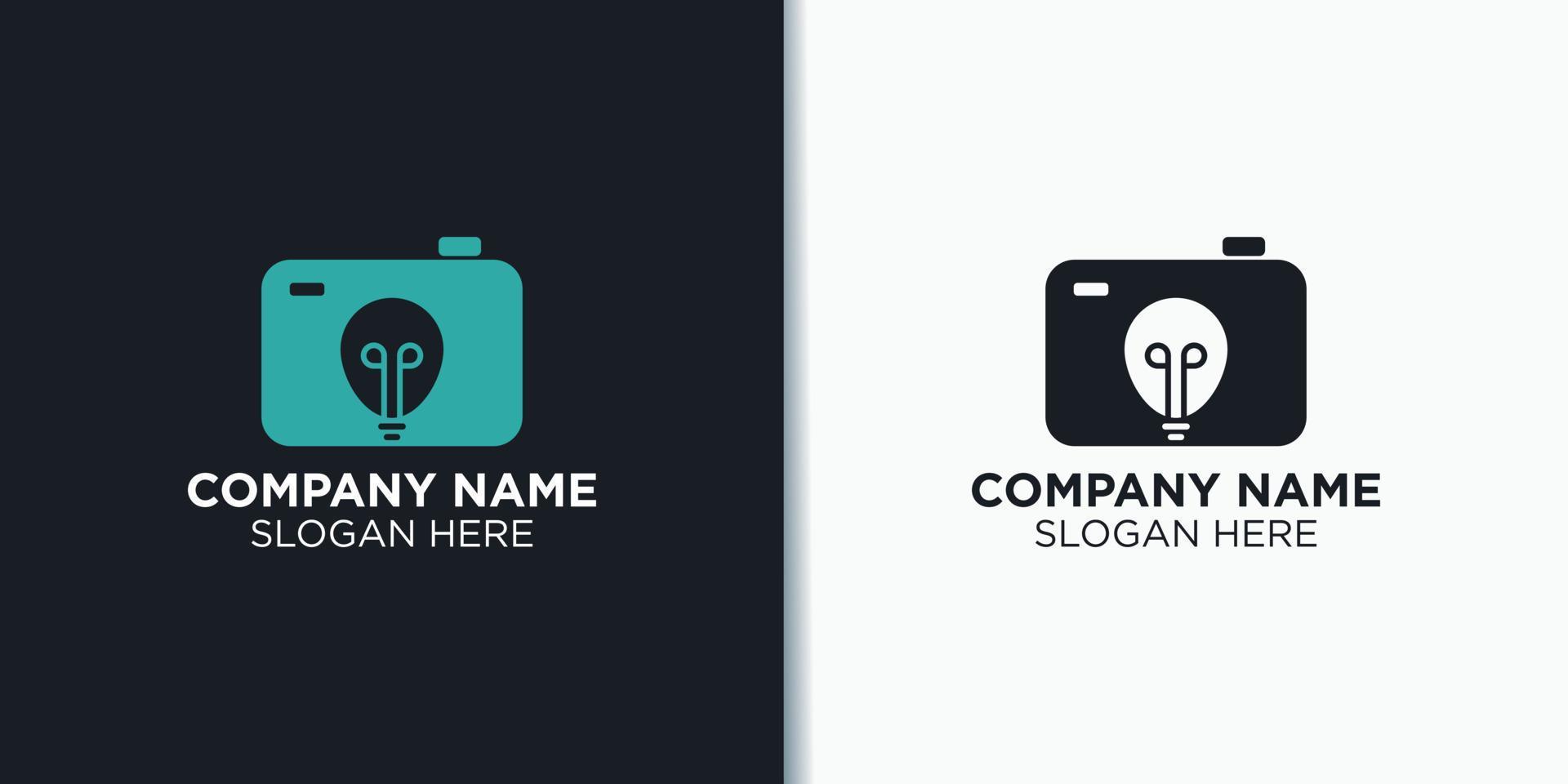 smart photography logo vector, camera logo inspiration vector