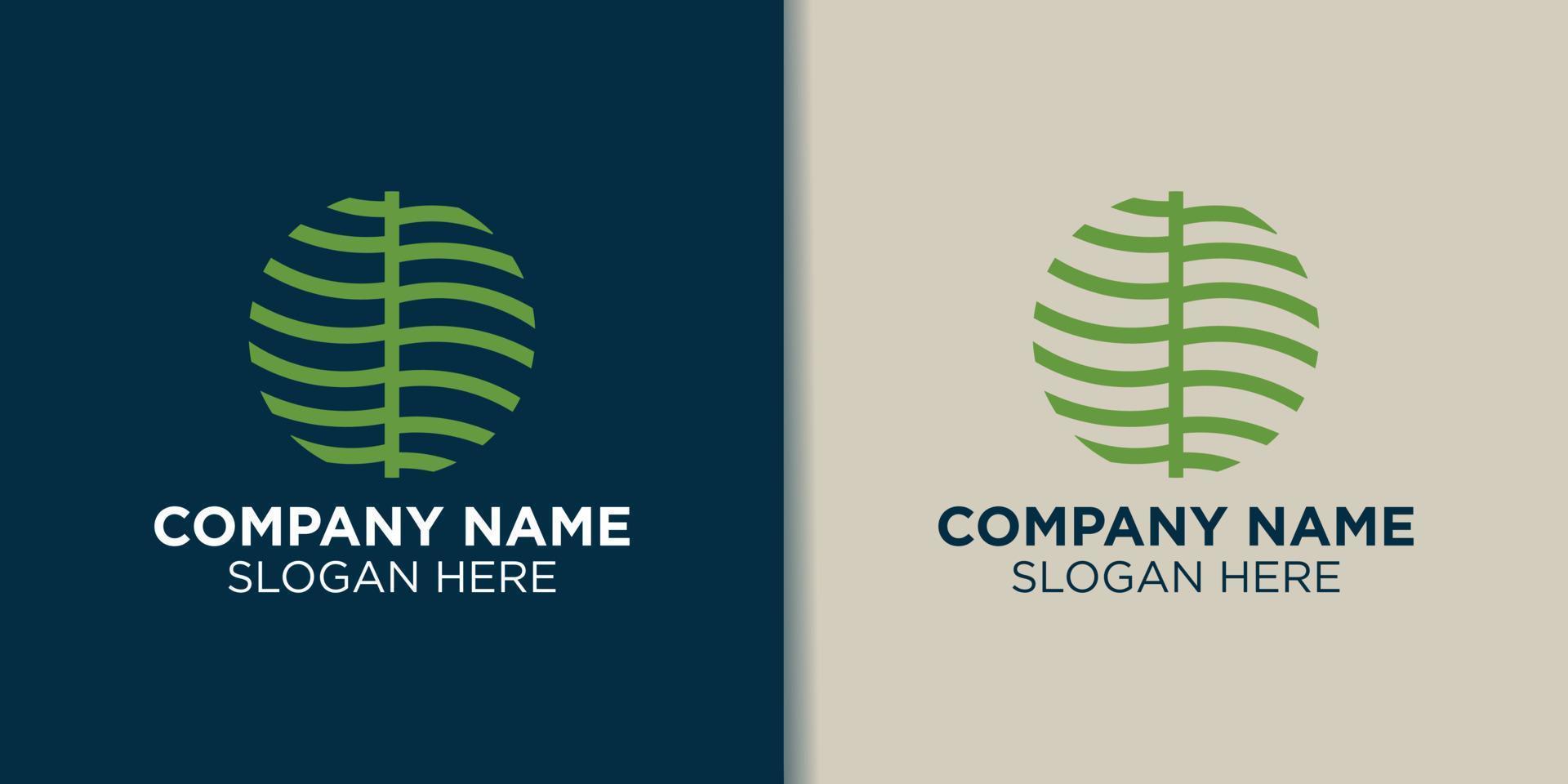 simple tree logo design vector, forest logo inspiration vector