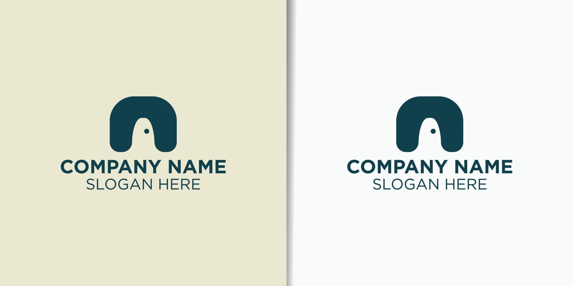 simple door logo vector, furniture logo inspiration vector