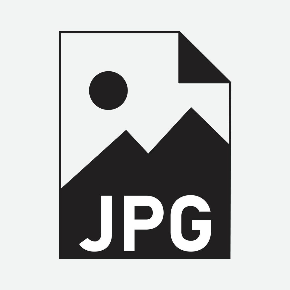 JPG File Formats Icon Vector