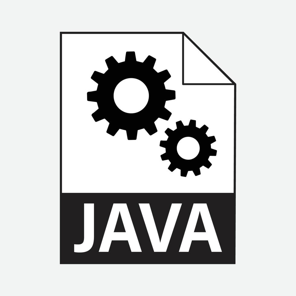 JAVA File Formats Icon Vector