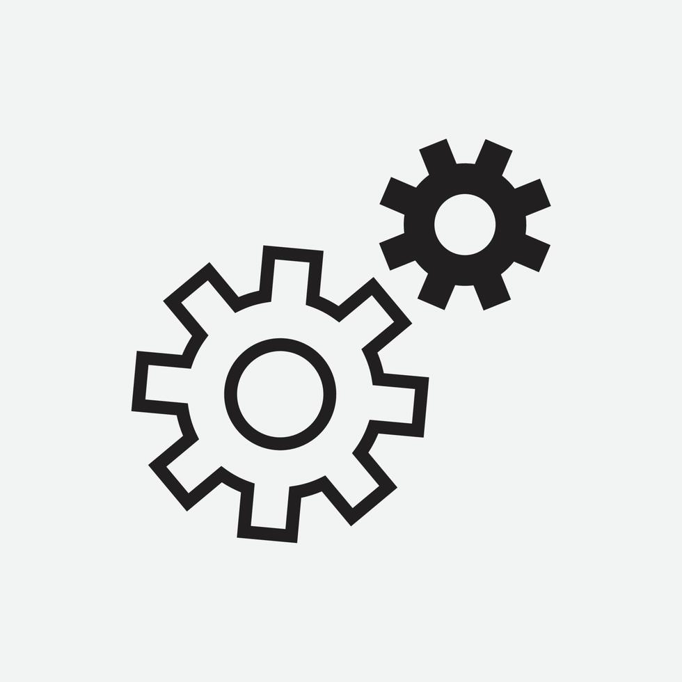 Settings Flat Vector icon
