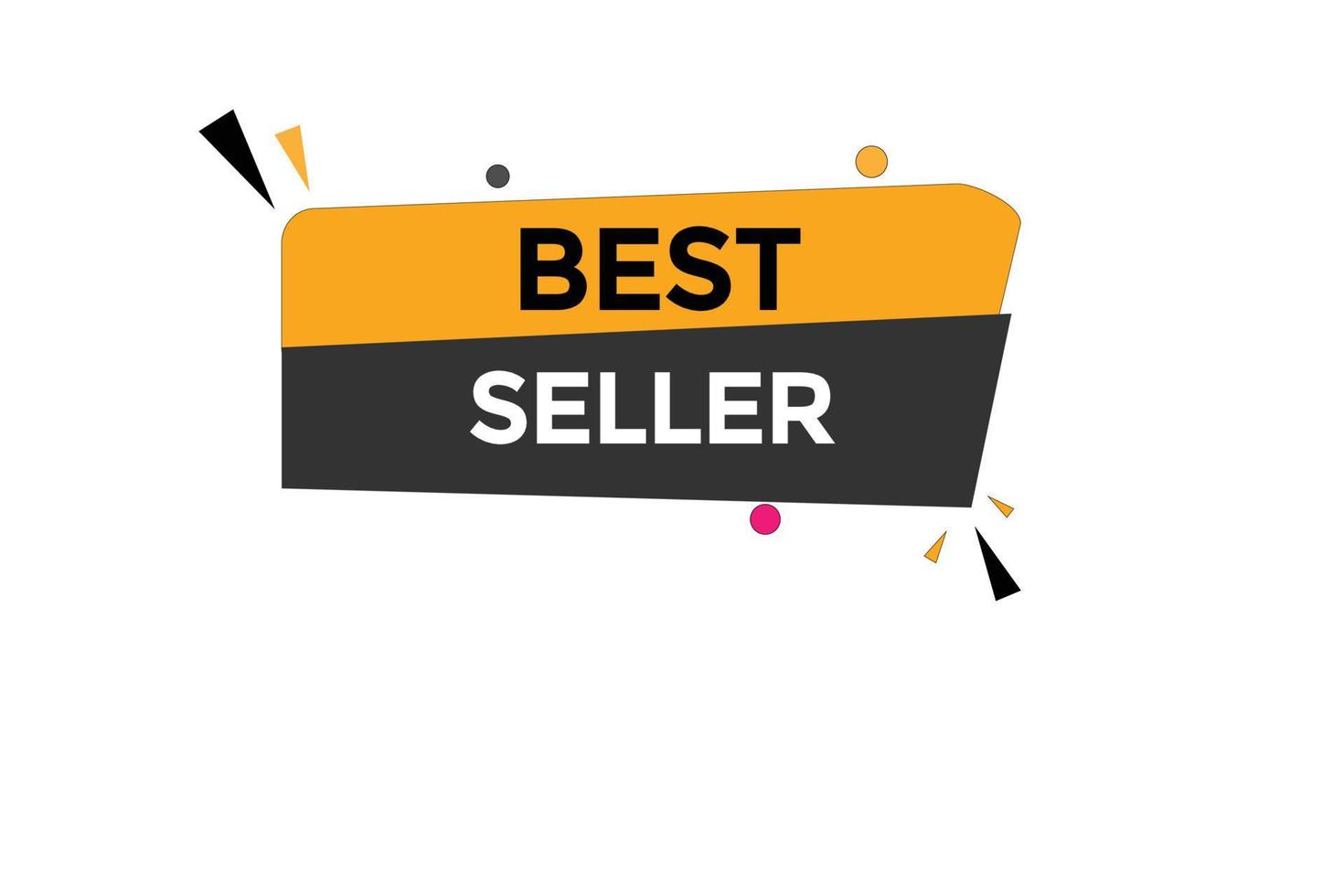 best seller button vectors.sign label speech bubble best seller vector