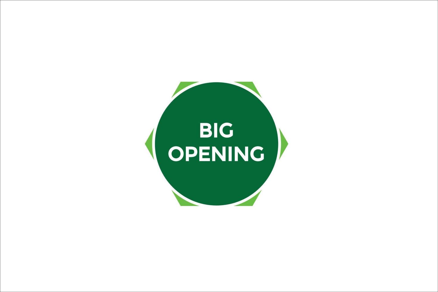 big opening button vectors.sign label speech bubble big opening vector