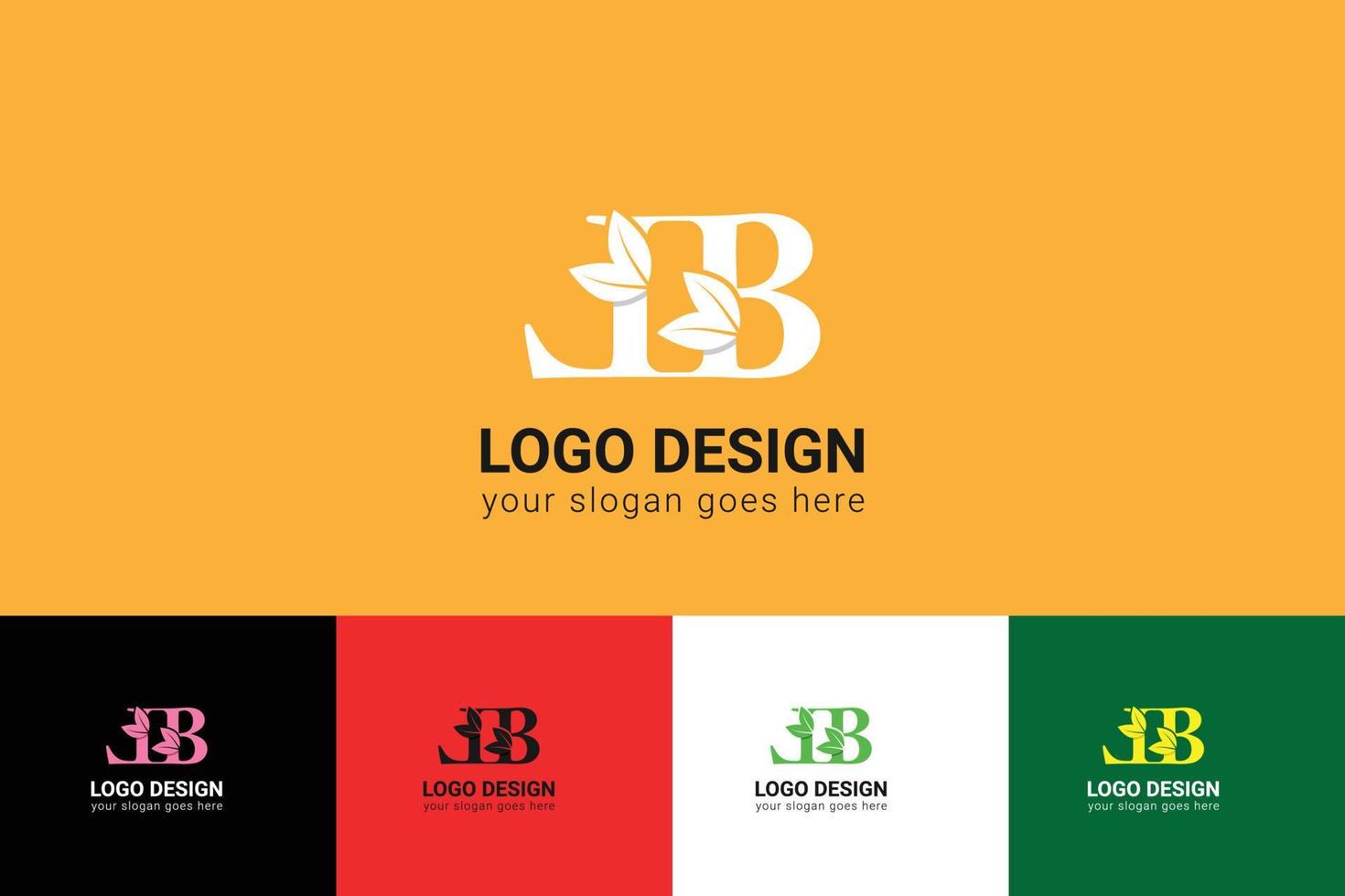 LB letters eco logo with green leaf. Ecology letter logo. Vector typeface for nature posters, eco friendly emblem, vegan identity, herbal and botanical cards etc.