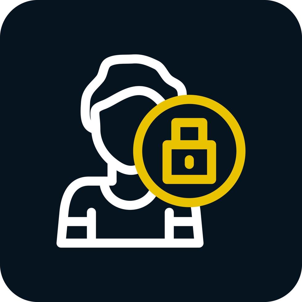 Self Restraint Vector Icon Design