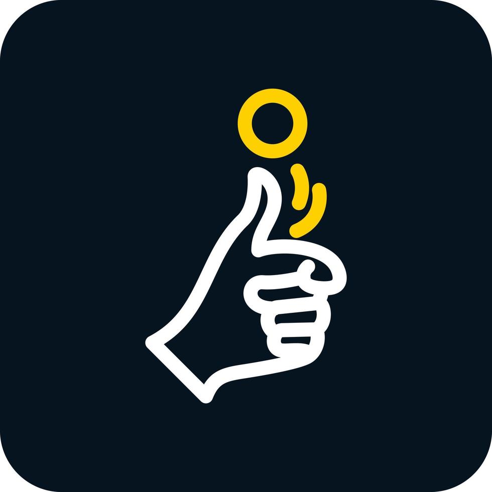 Coin Toss Vector Icon Design 20127165 Vector Art at Vecteezy