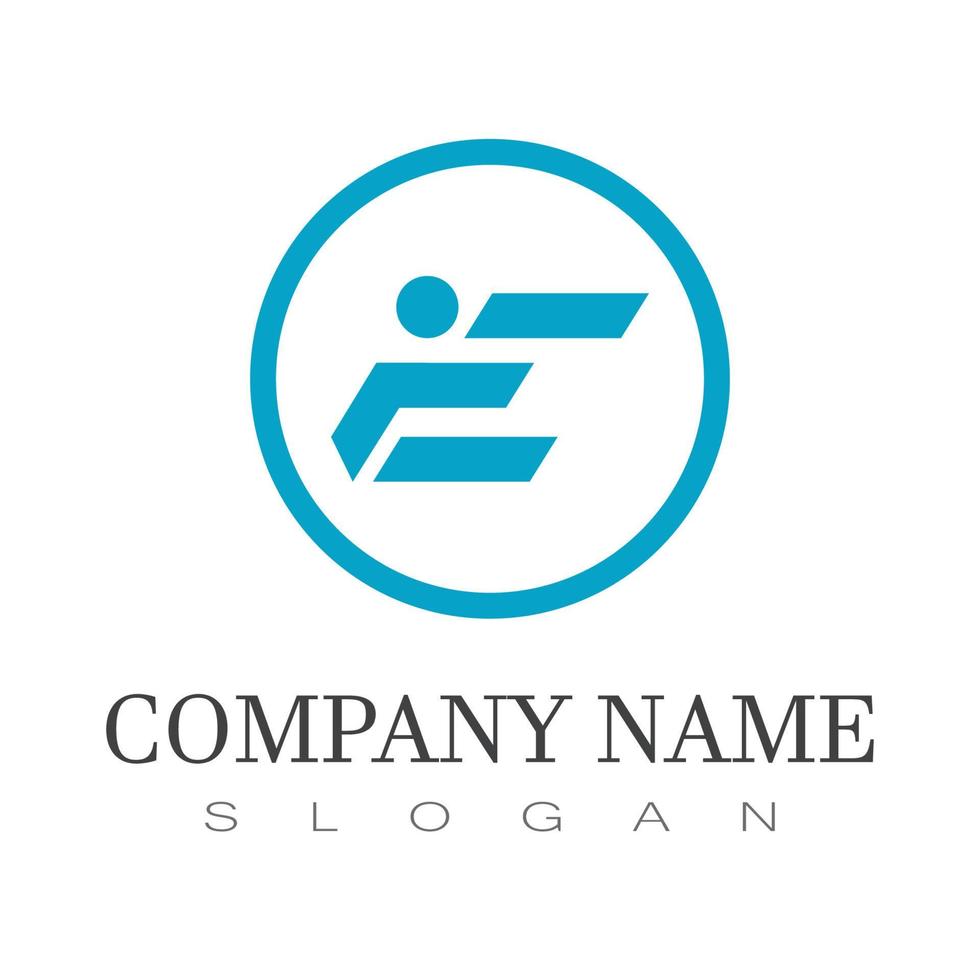 E Letter Logo Business  Vector and symbol design