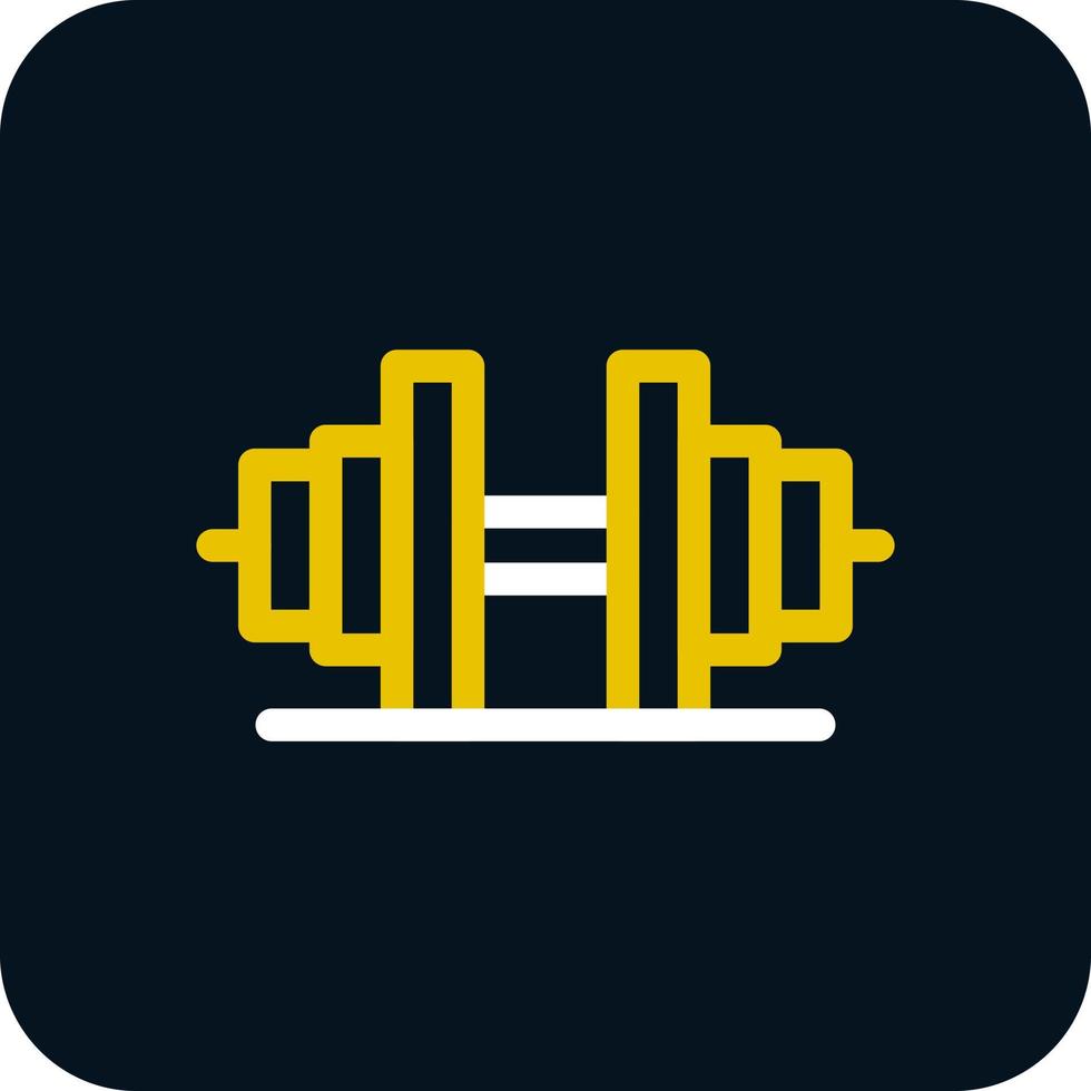 Barbells Vector Icon Design