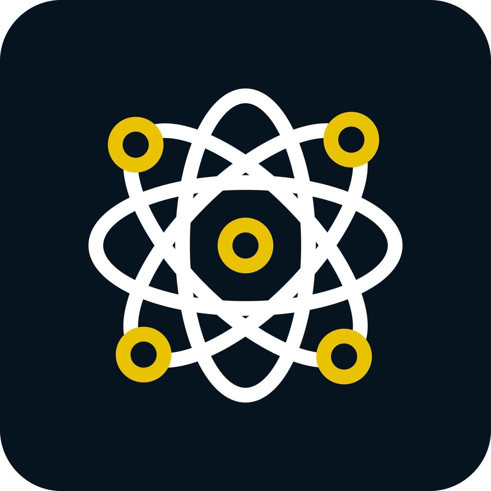 Atoms Vector Icon Design