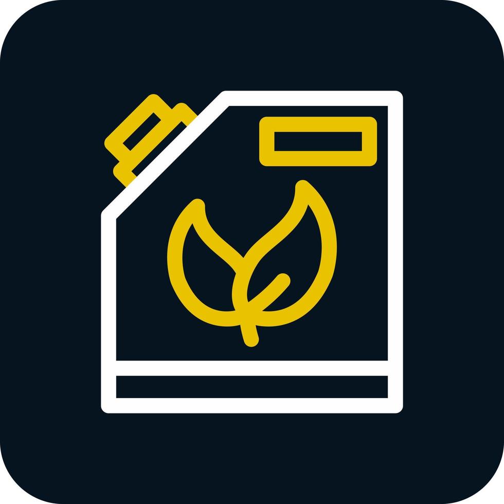 Biofuel Can Vector Icon Design