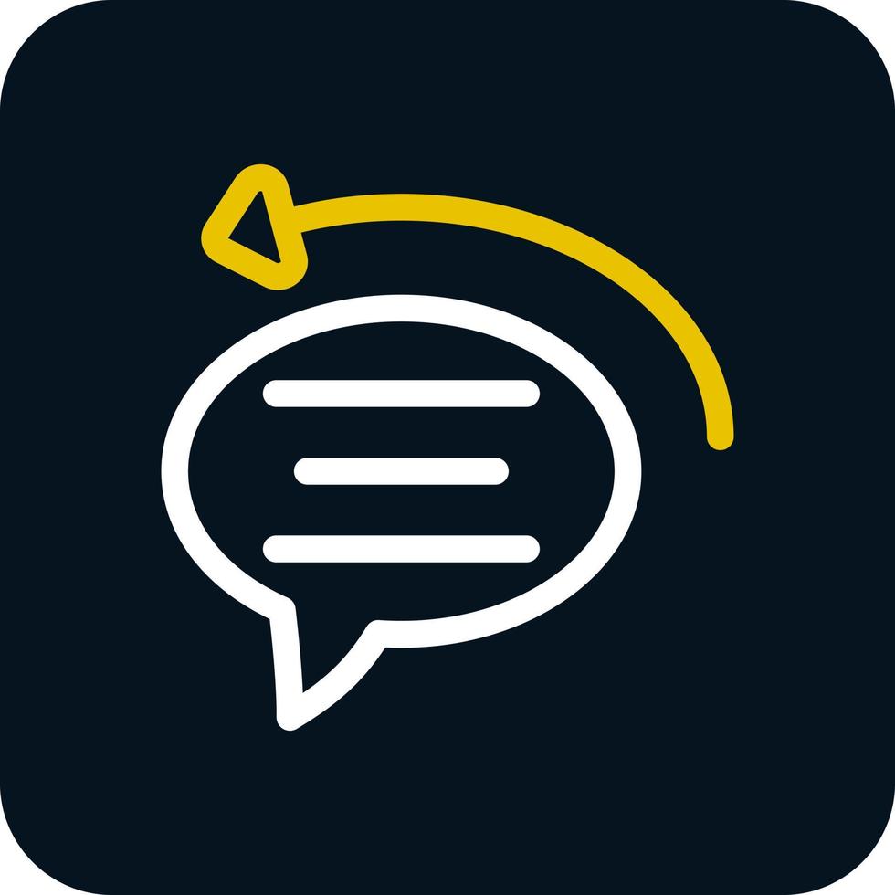Auto Reply Vector Icon Design