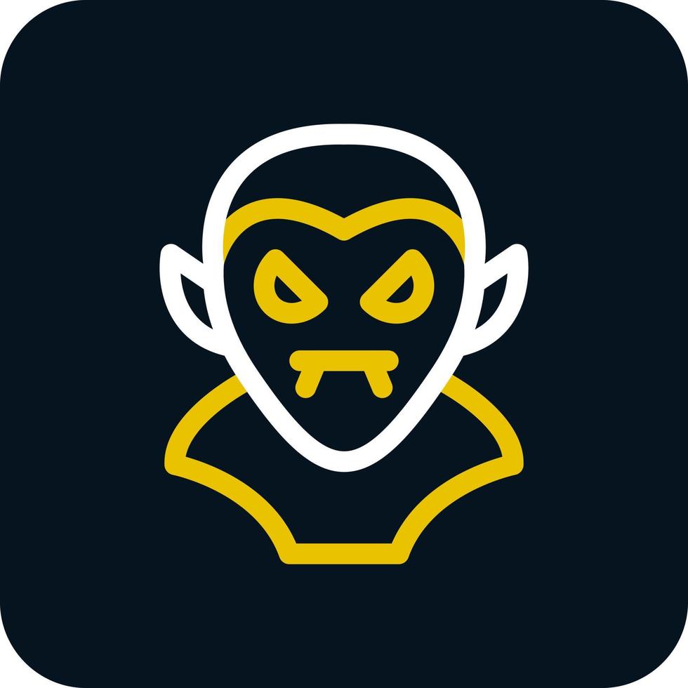 Dracula Vector Icon Design