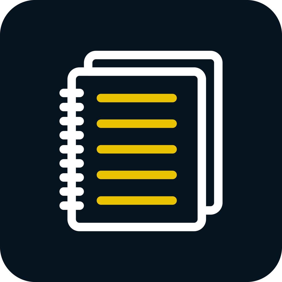 Notebook Vector Icon Design