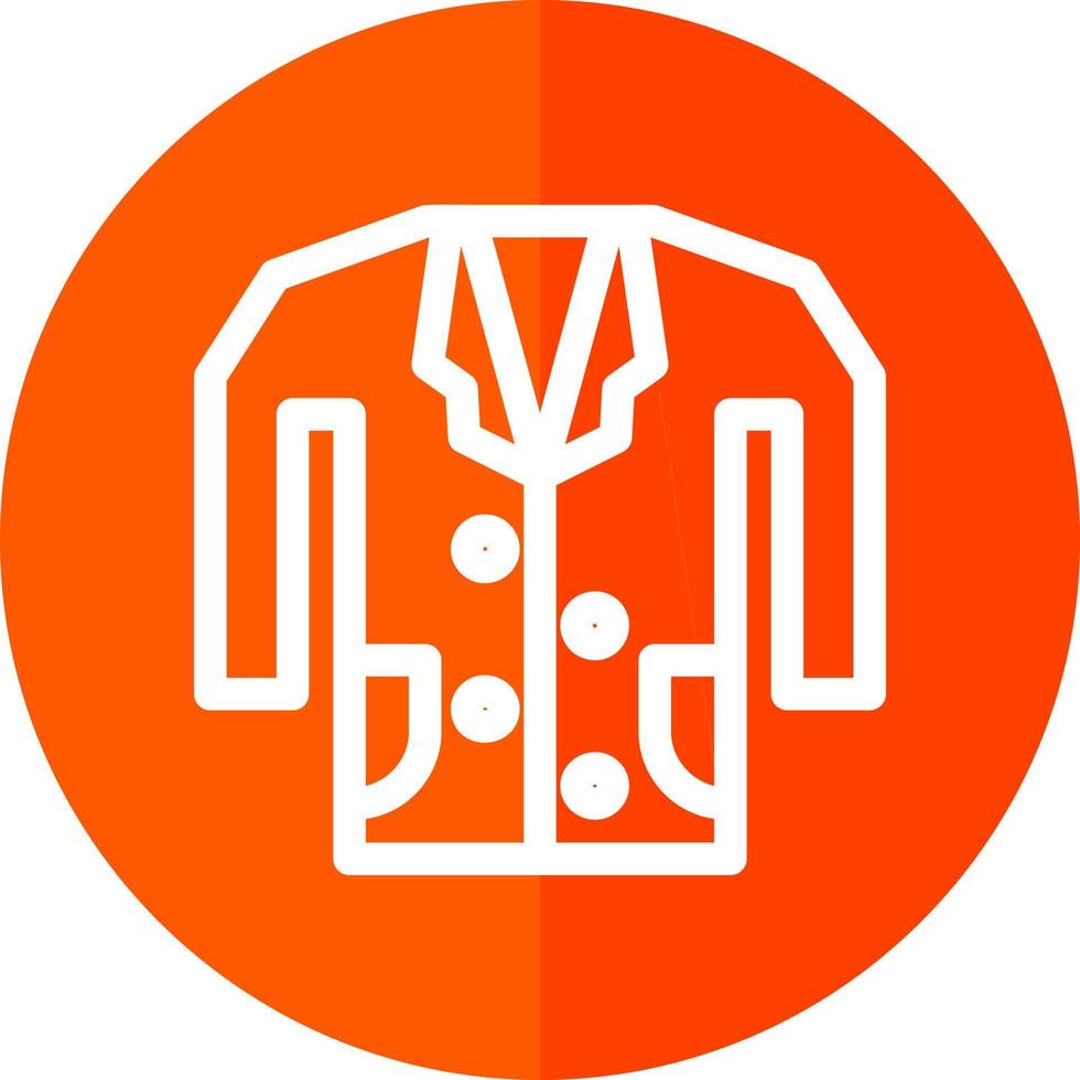 diseño de icono de vector de abrigo médico