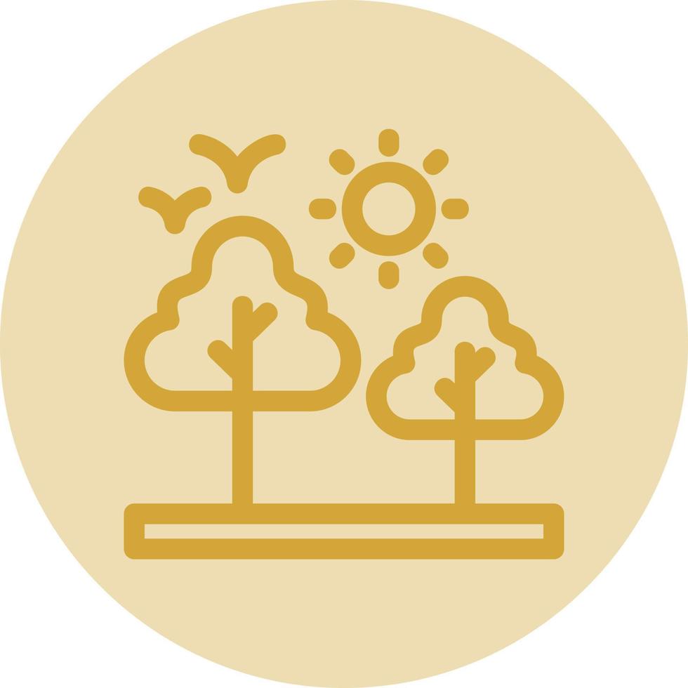 Forest Vector Icon Design