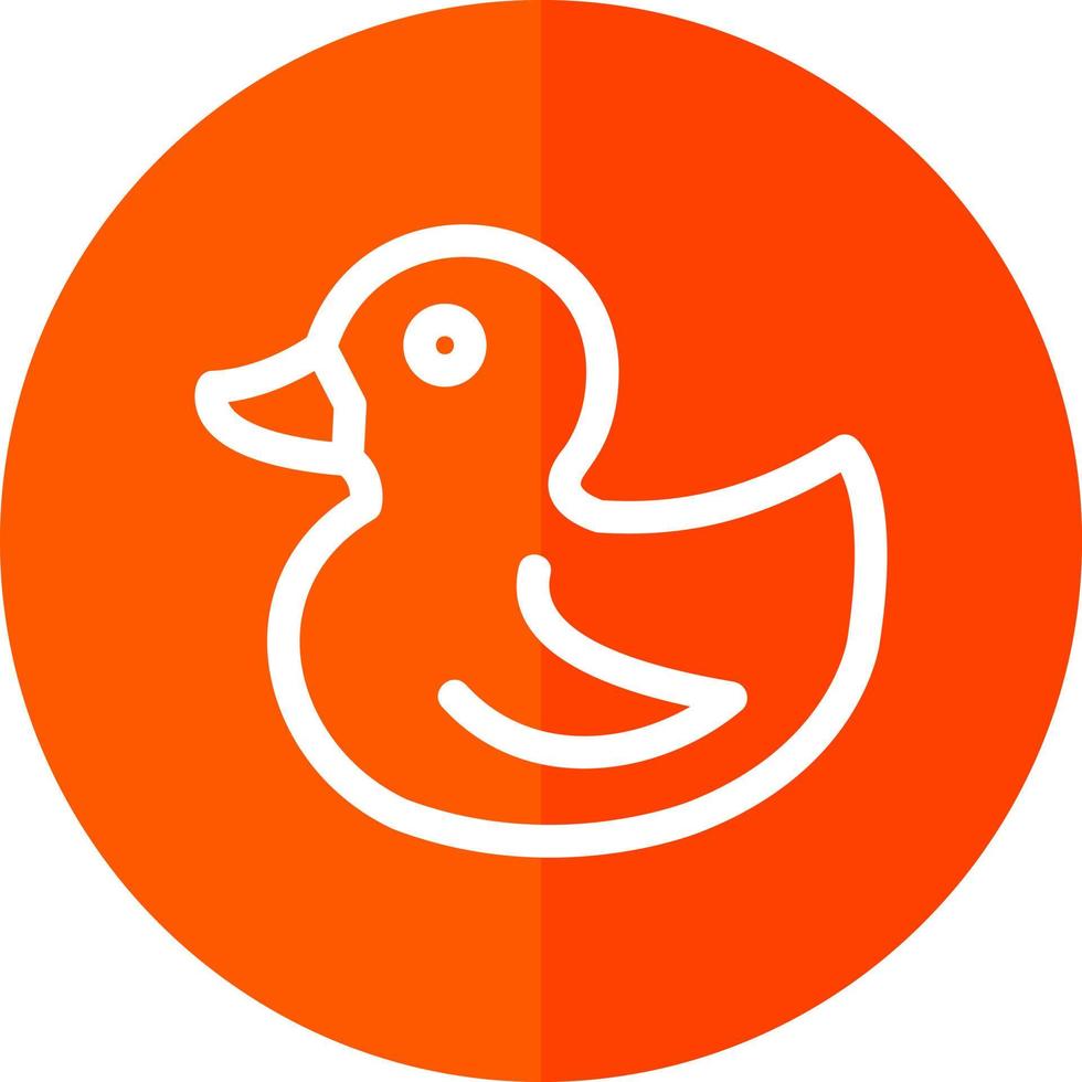 diseño de icono de vector de pato de goma