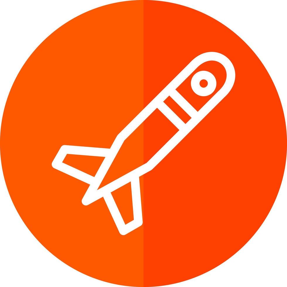 Missile Vector Icon Design