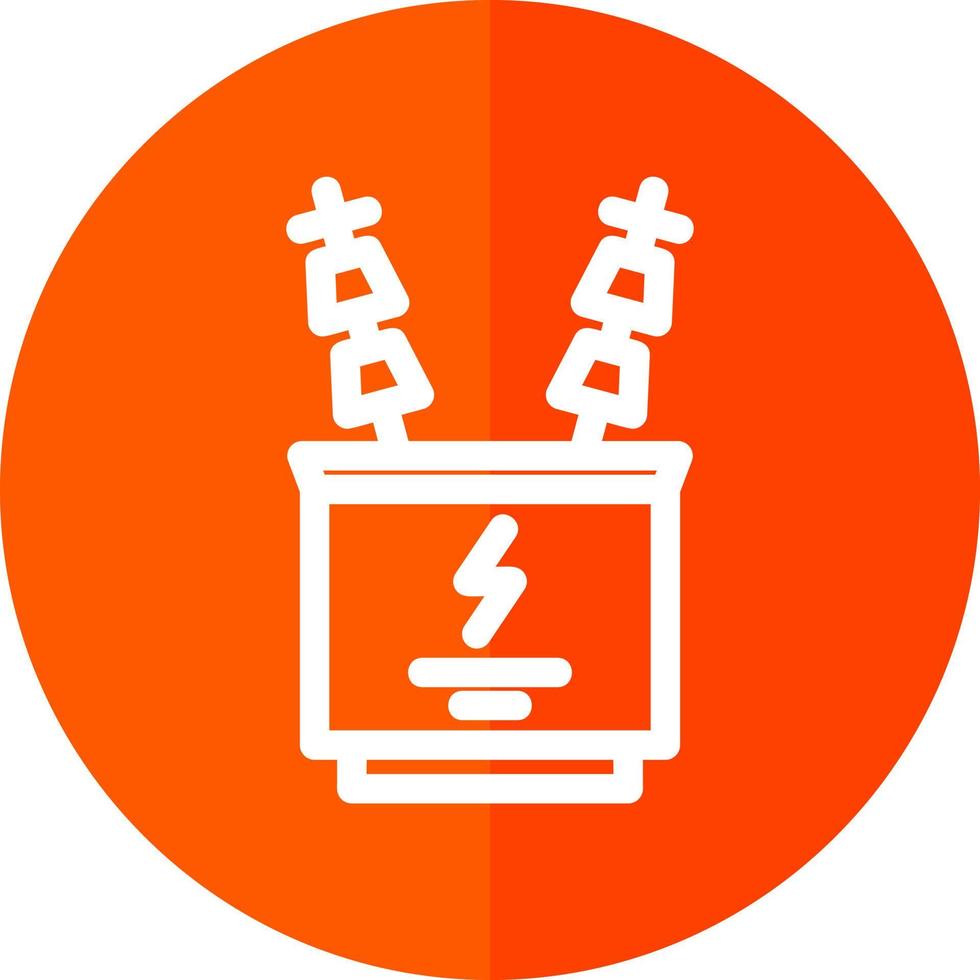 Power Transformer Vector Icon Design