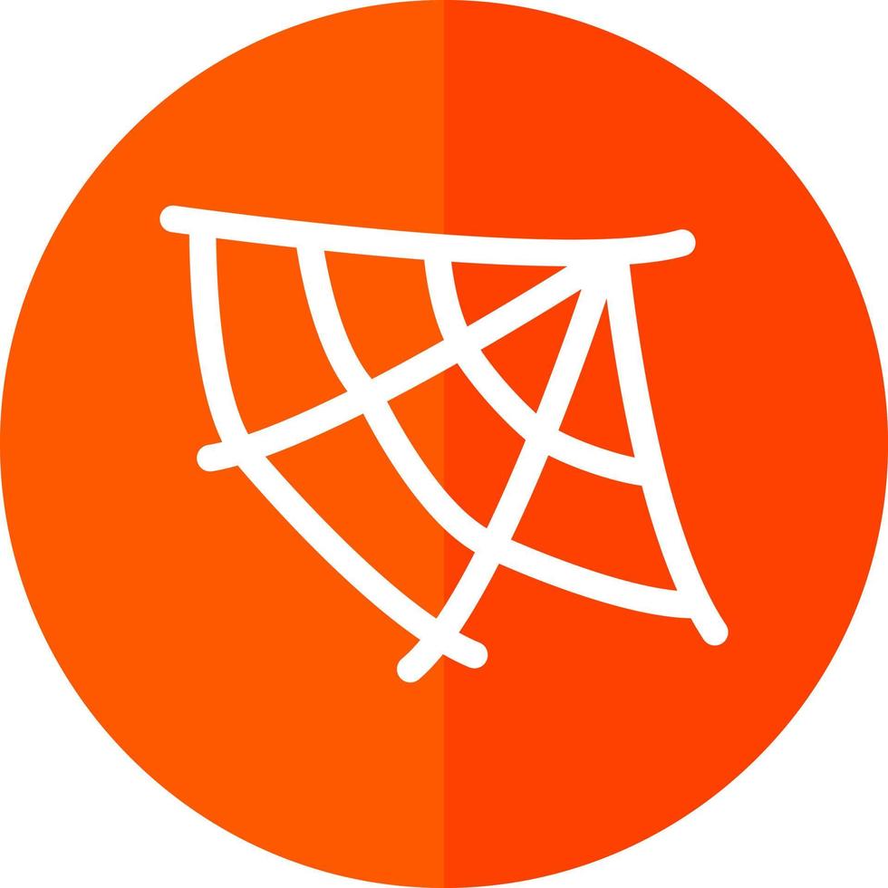 Spider Web Vector Icon Design
