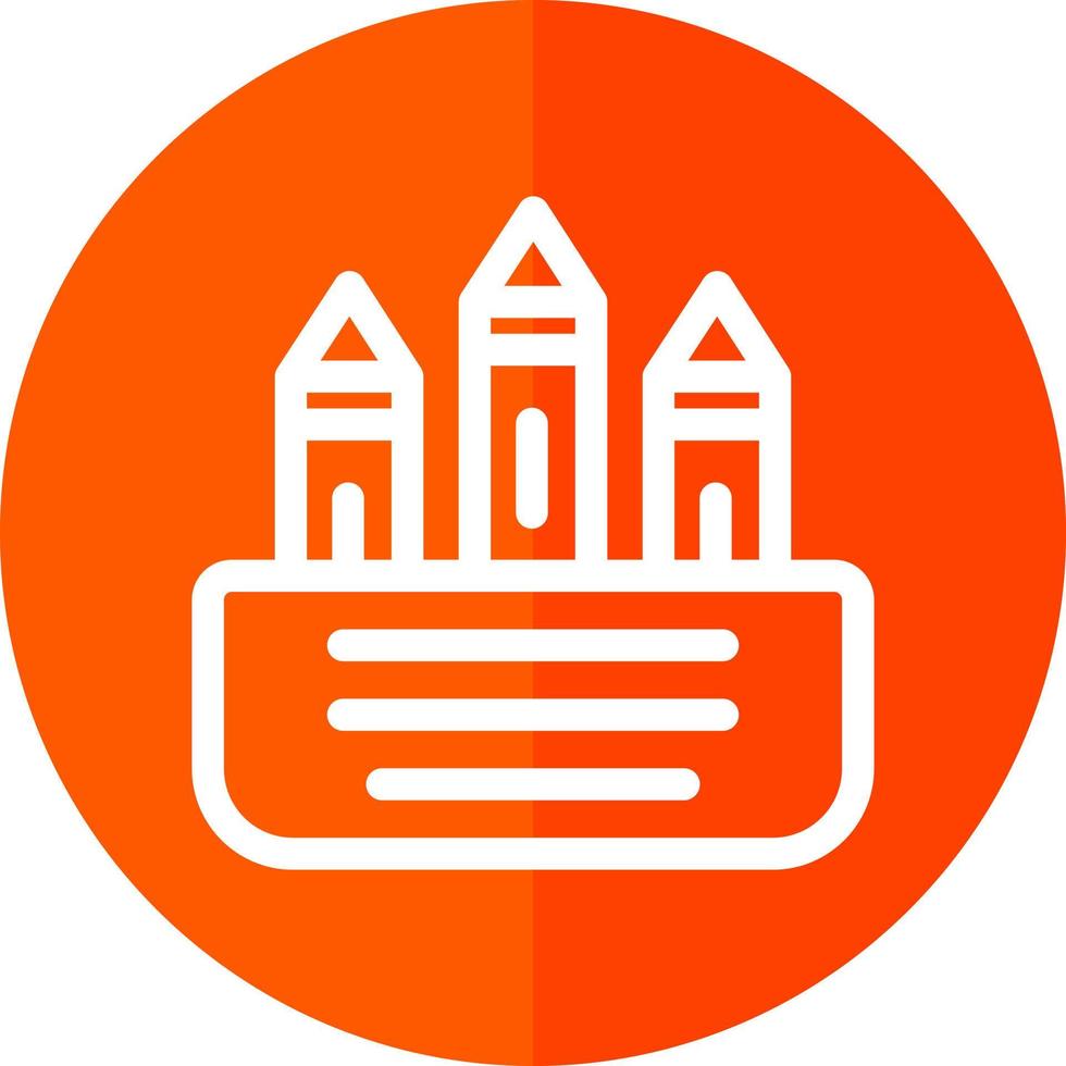 Crayon Vector Icon Design