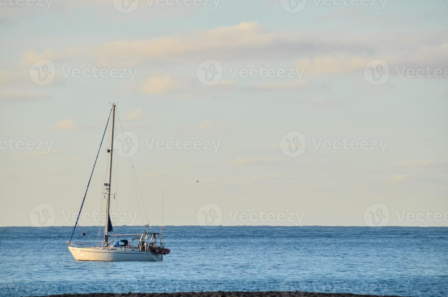 Boat on the coast photo