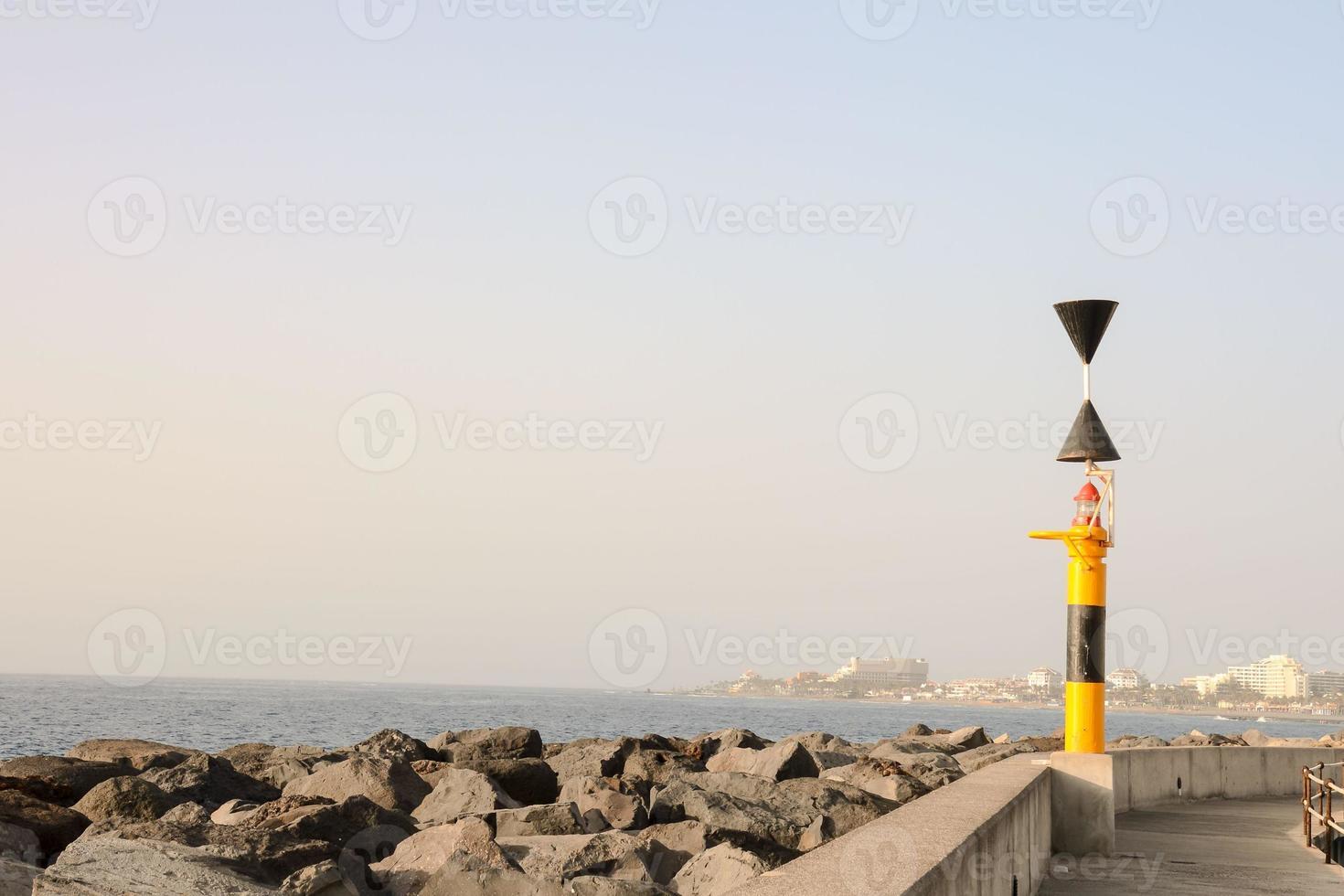 Coastal ocean view photo
