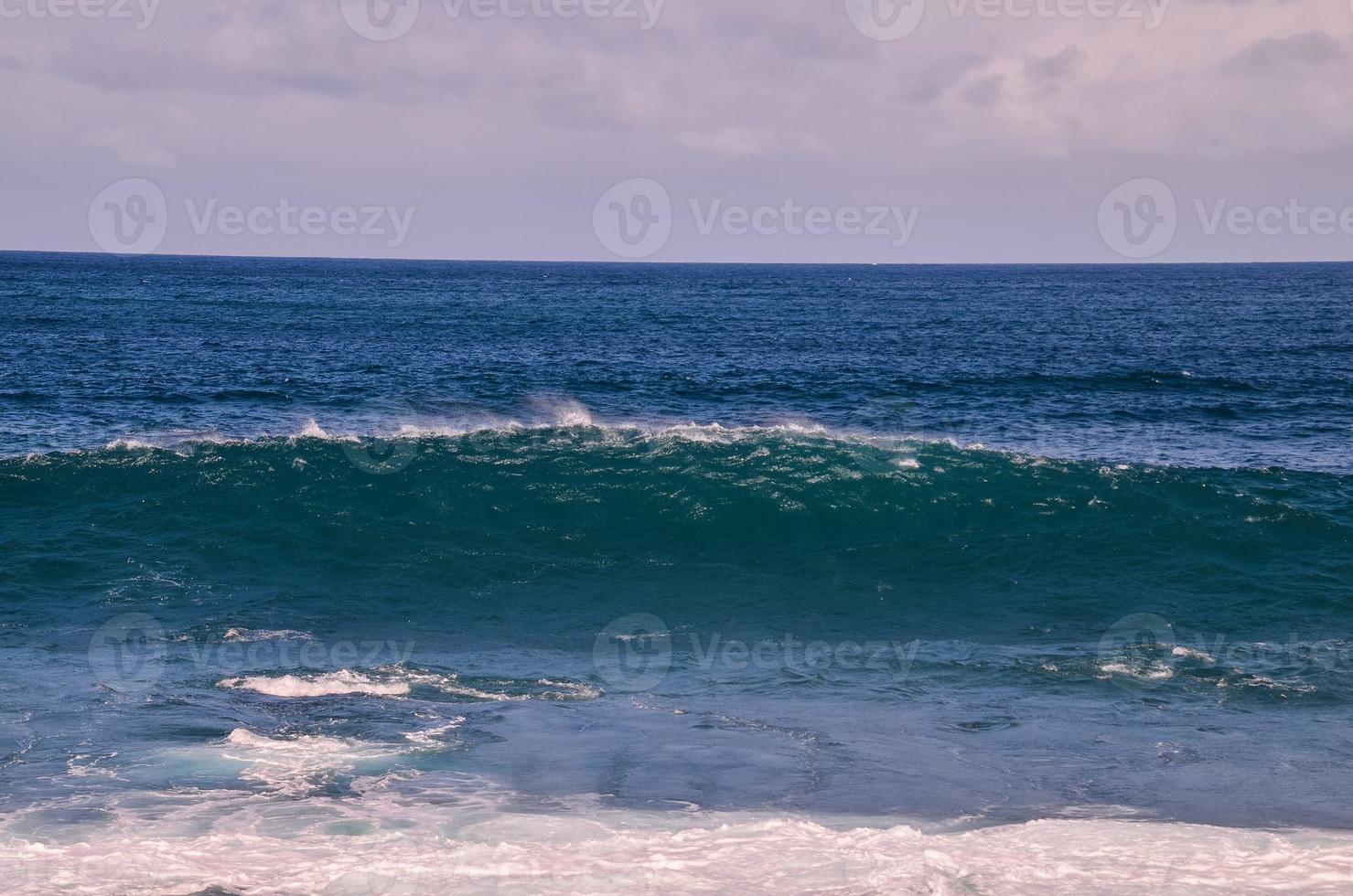 Waves in the ocean photo