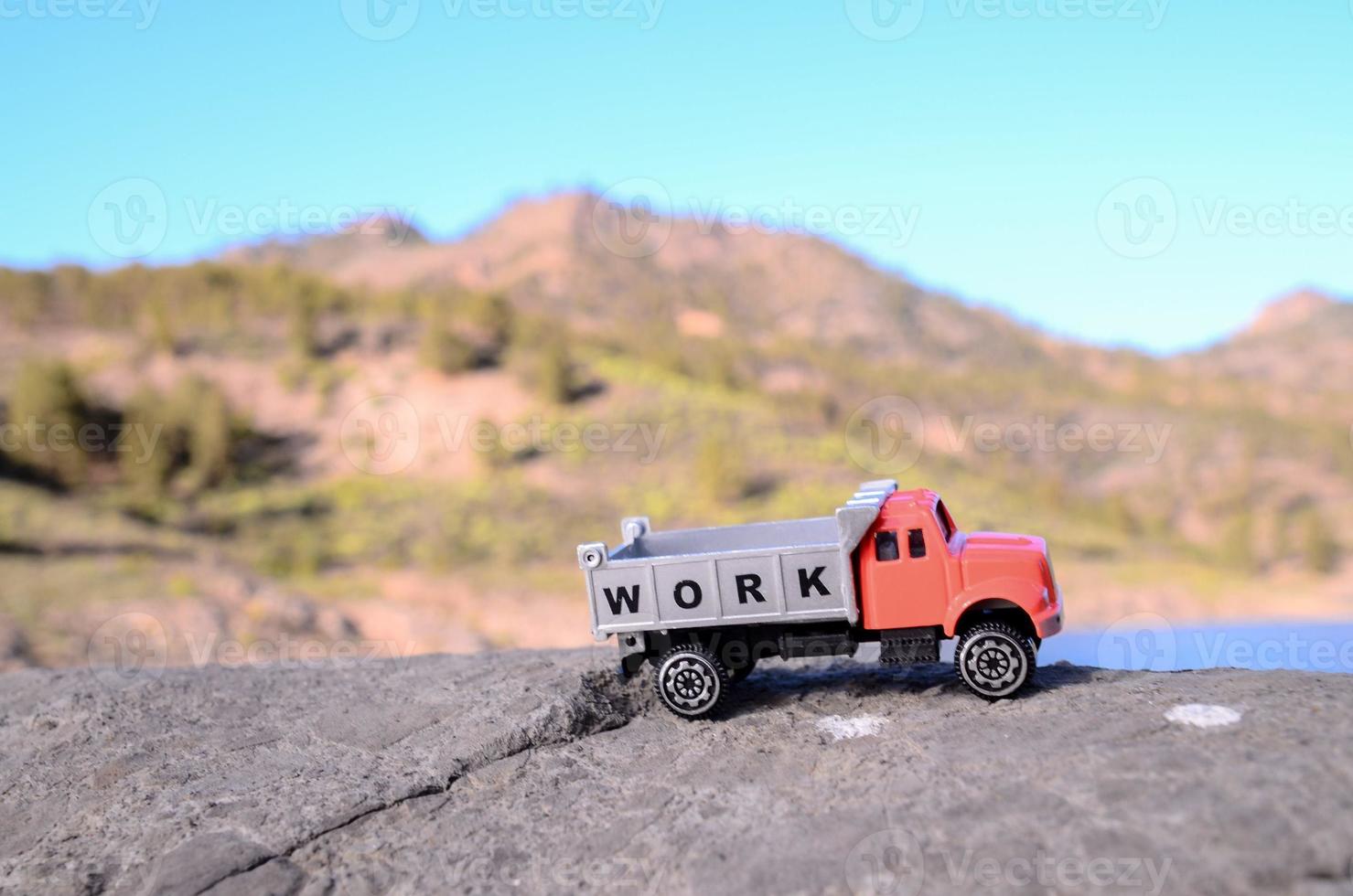 Small toy truck photo