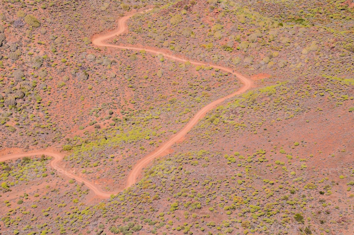 Path through the rocky landscape photo