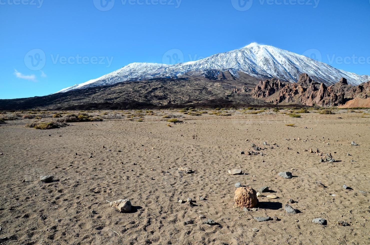 Scenic mountain landscape photo