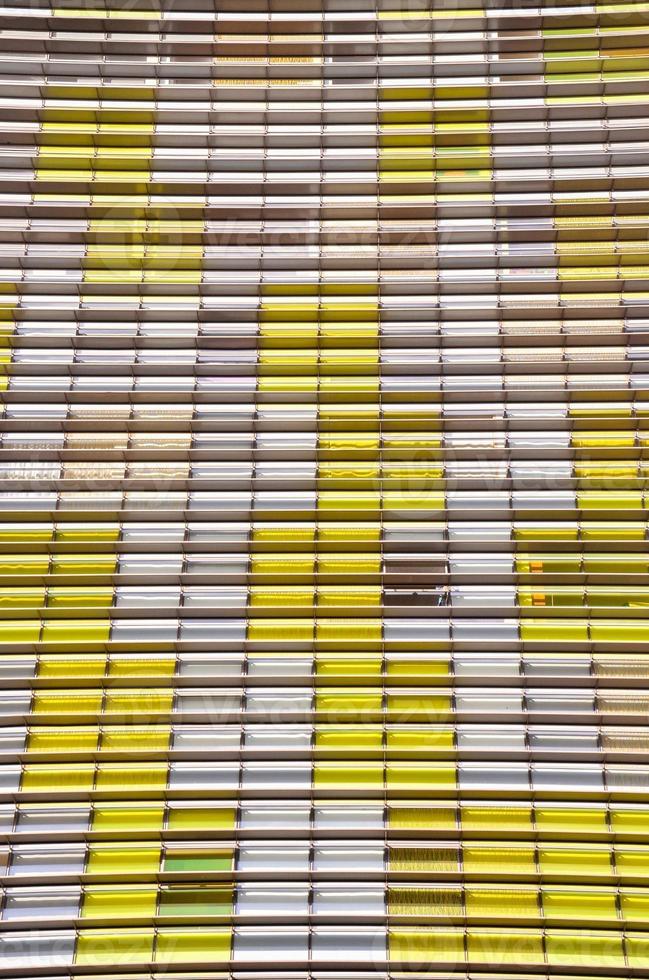 Colorful building windows photo