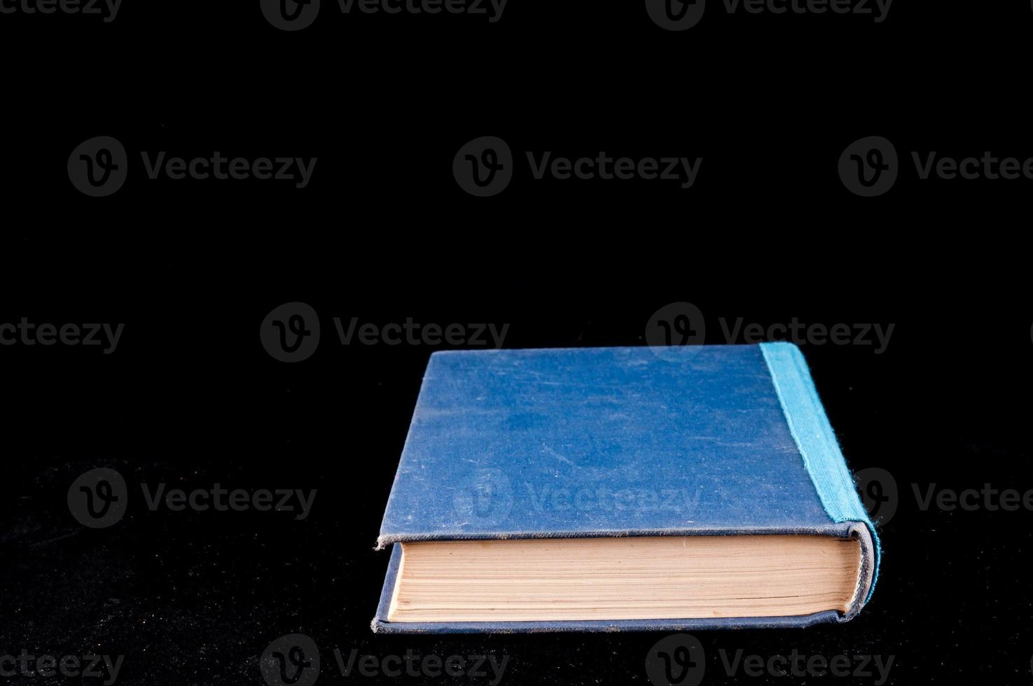 Blue book isolated photo