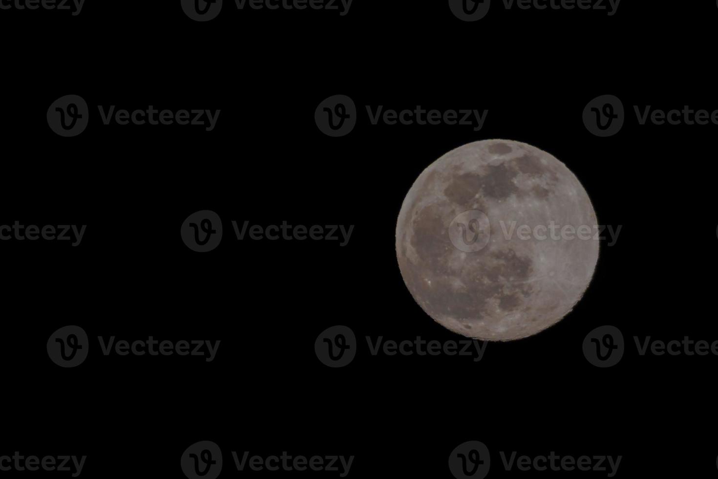 Moon on black background photo