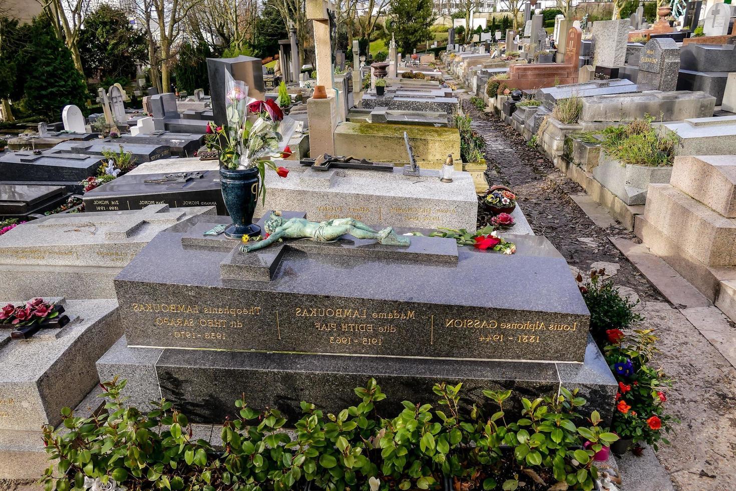 Cemetery in Paris, France, 2022 photo