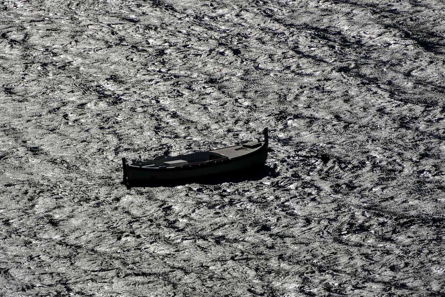 Boat on the sea photo