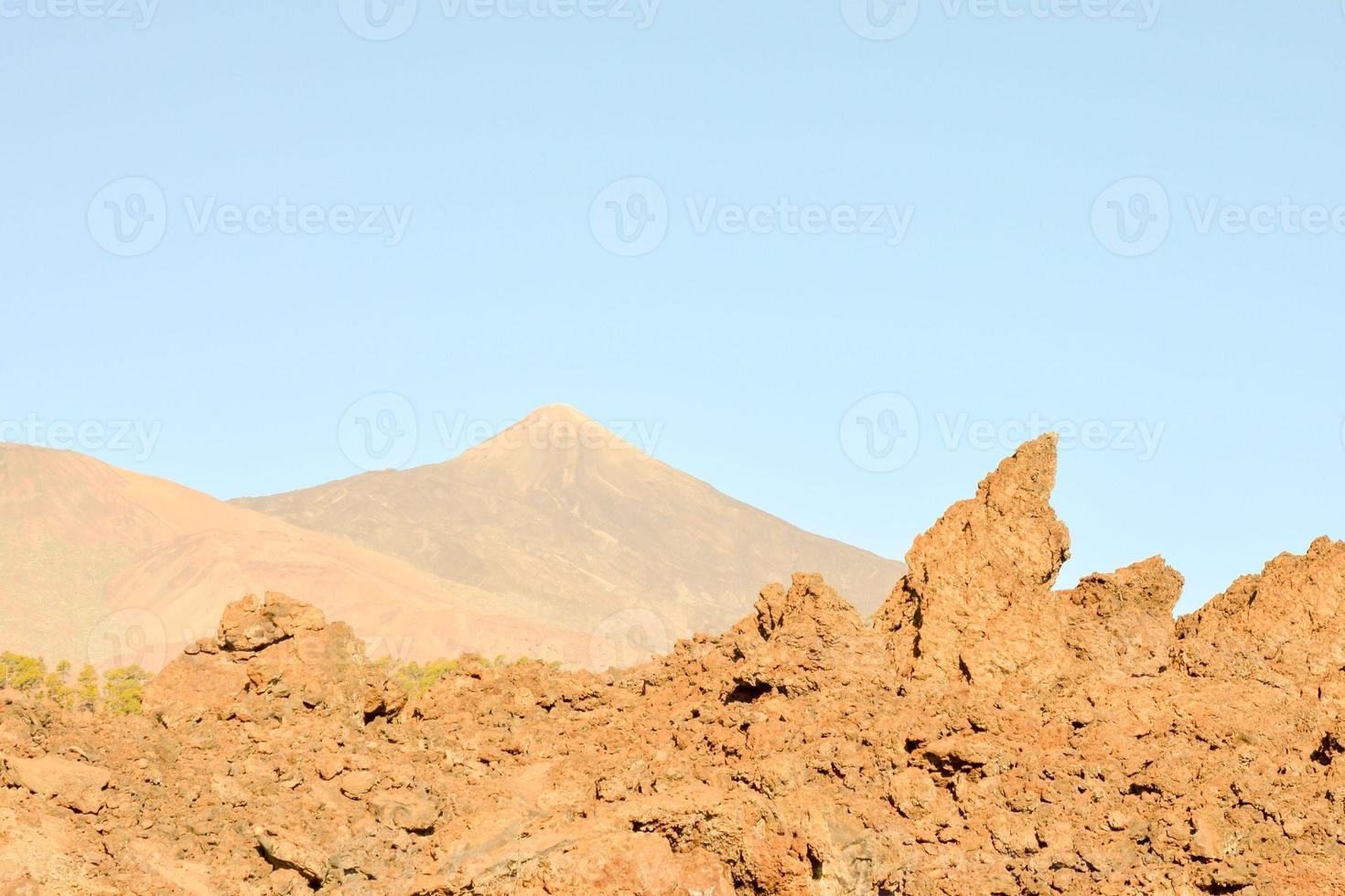 Scenic mountain landscape photo