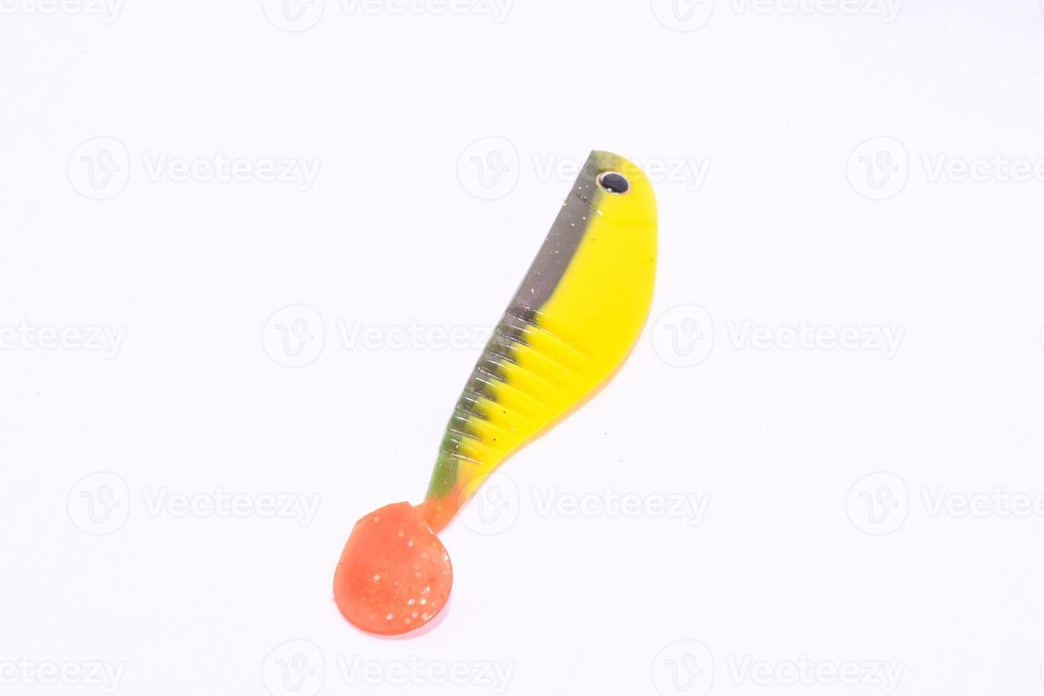 Yellow fishing lure photo