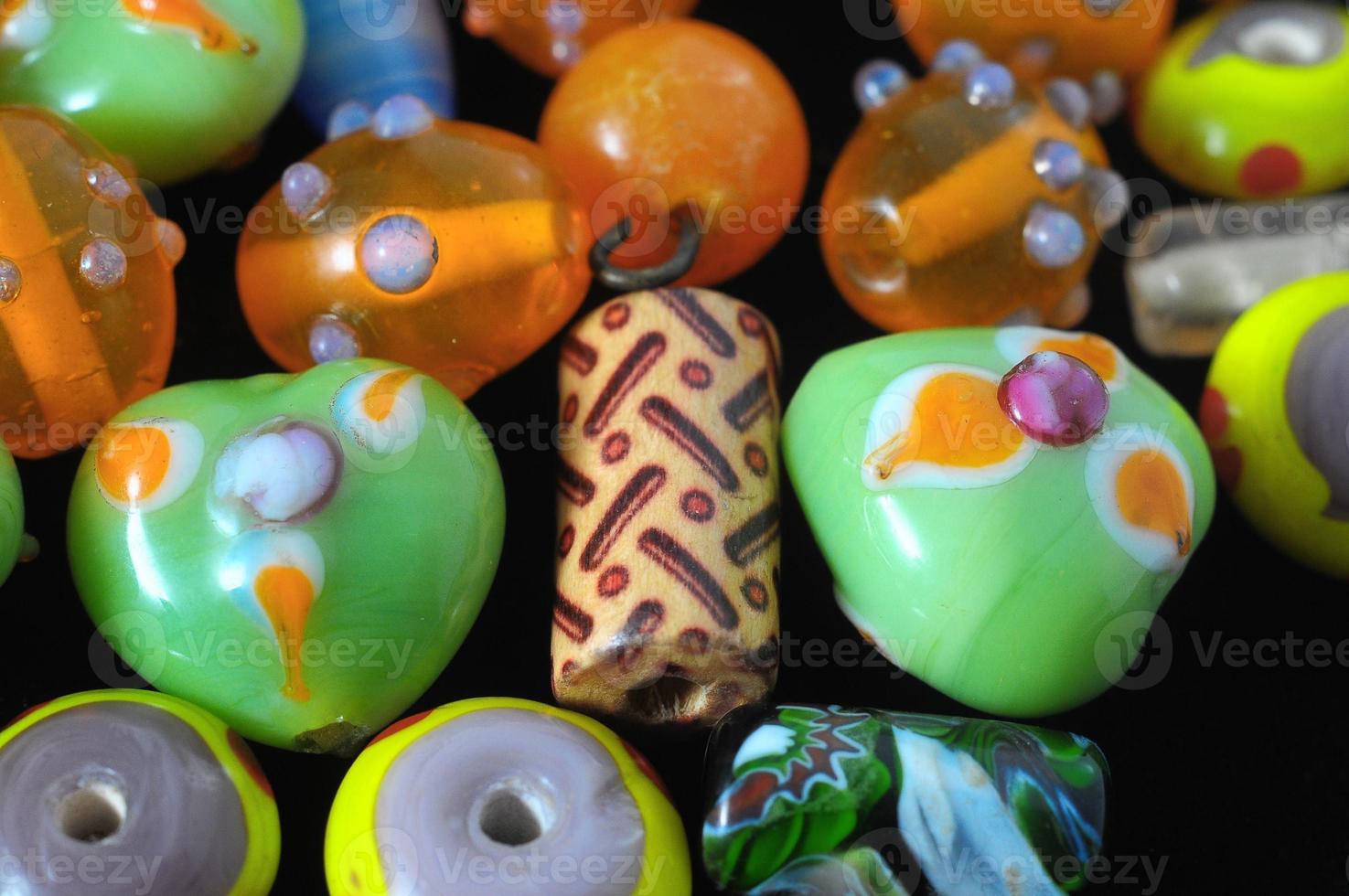 Collection of beads photo