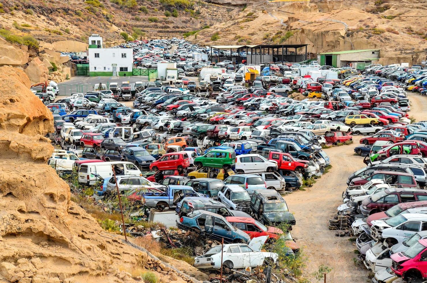 Old car lot photo