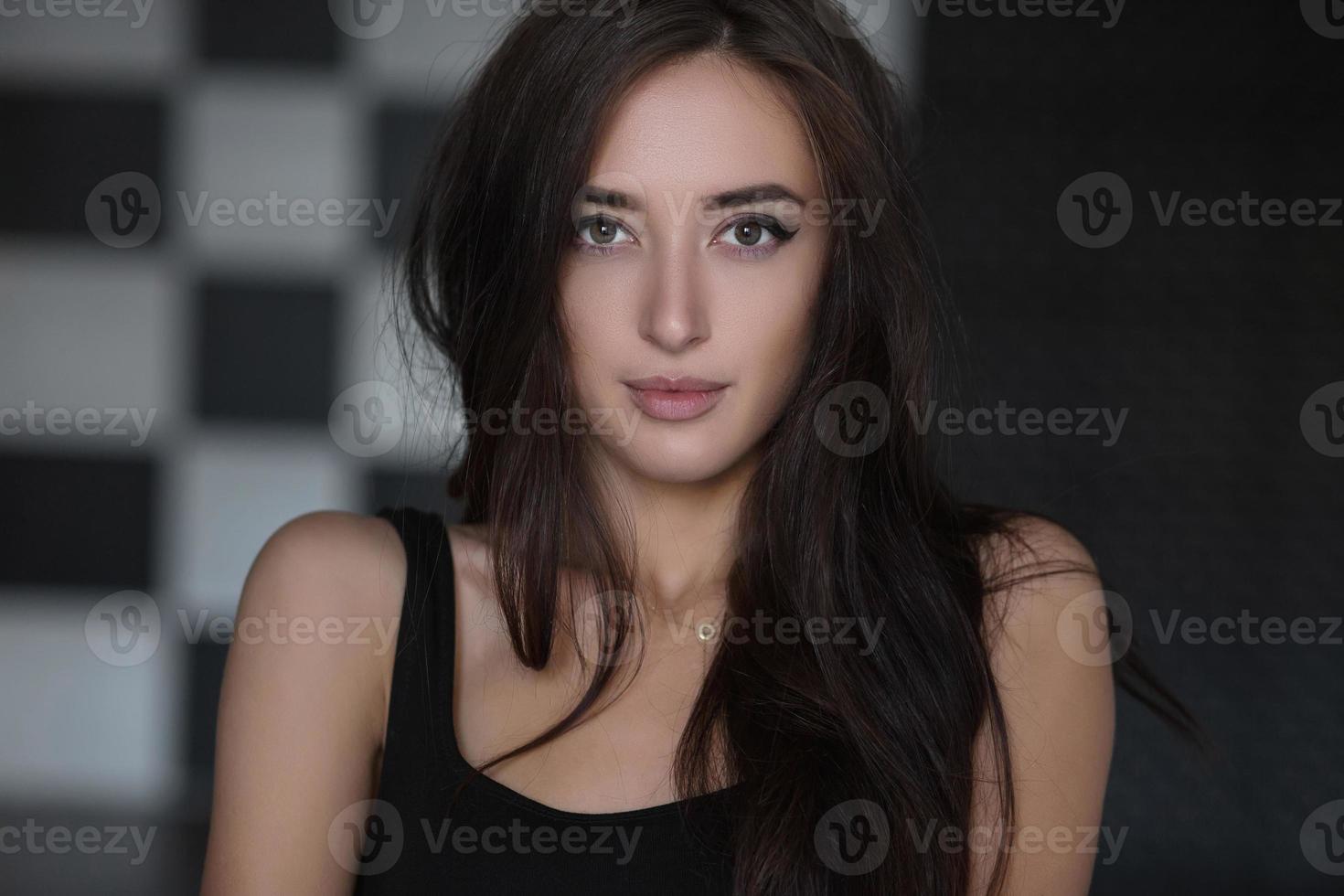 Portrait of a charming woman photo
