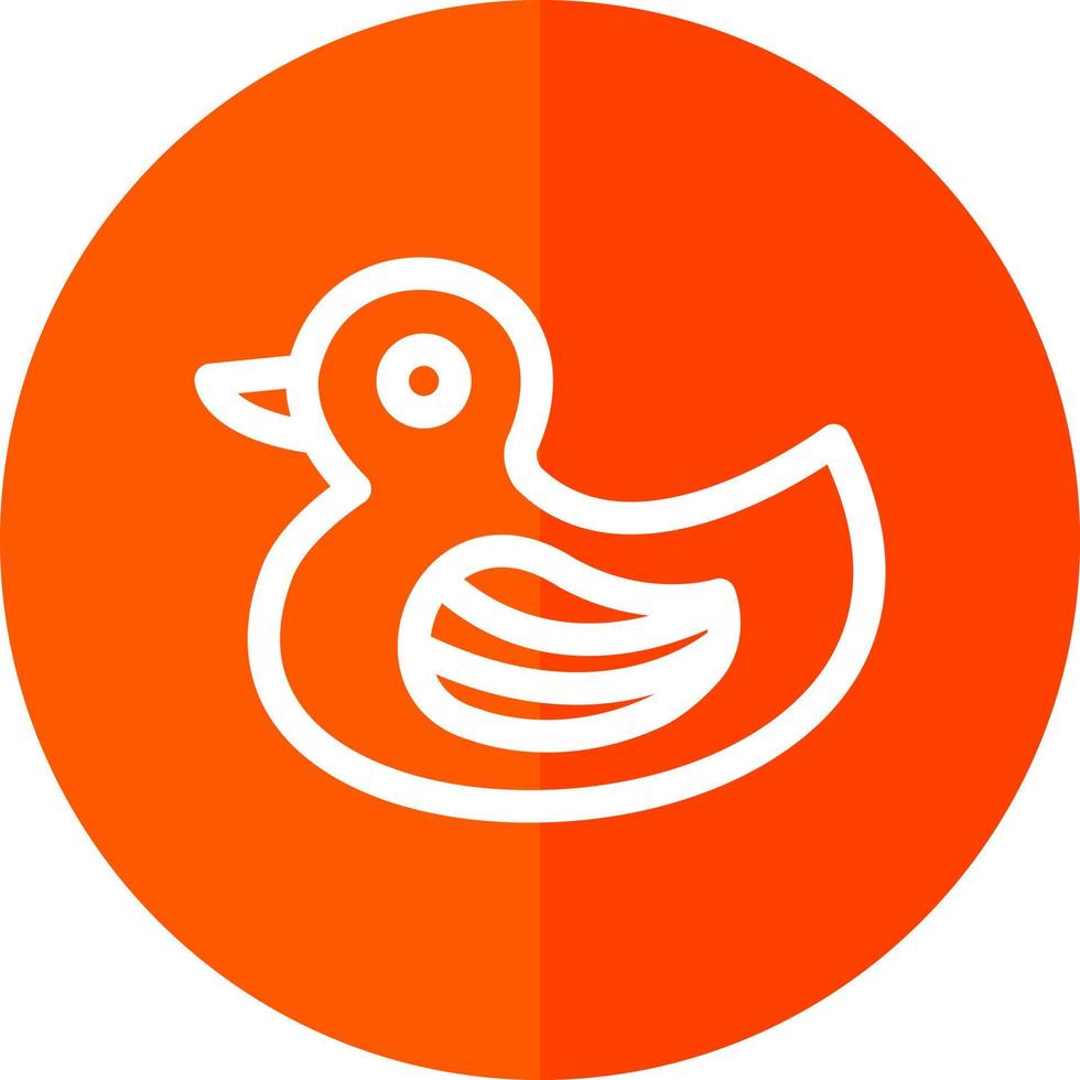 Rubber Duck Vector Icon Design